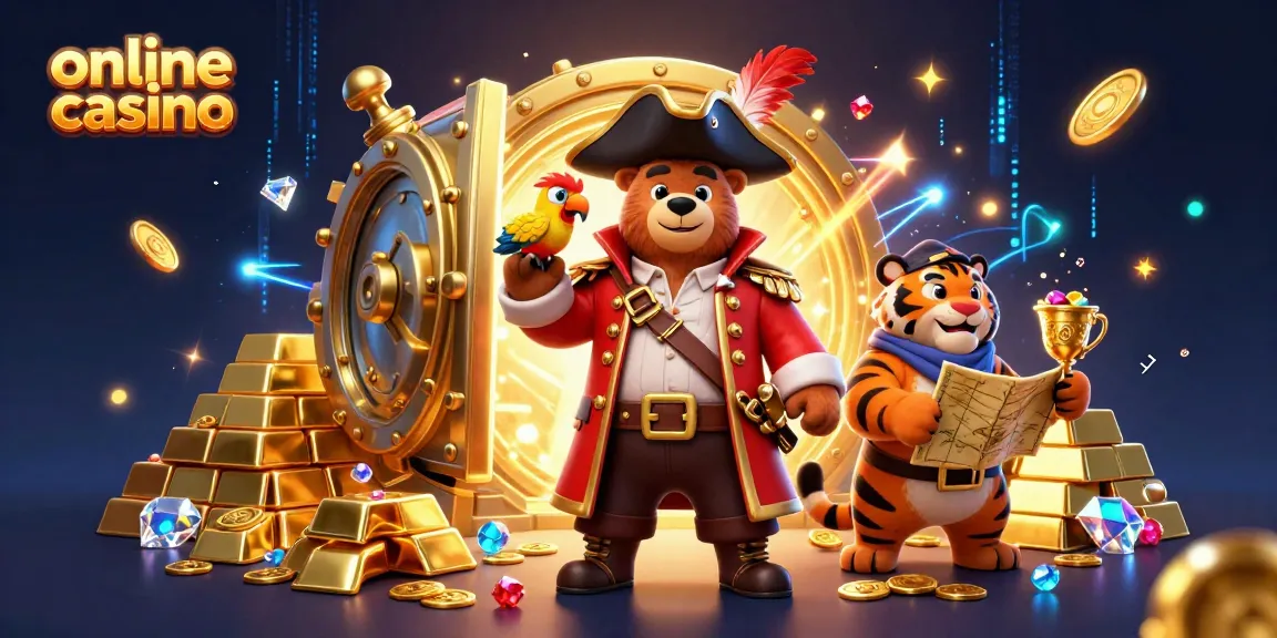 Vinci nel tuo online casino preferito con il capitano orso, la sua tigre e la mappa del tesoro!
